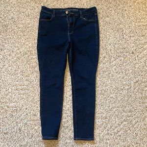 American Eagle Dark Wash Non Distressed Jeans